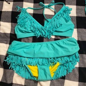 Jessica Simpson 3pc swim suit